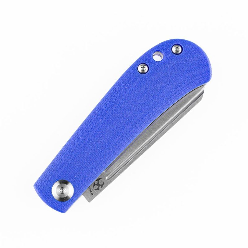 Bevy Slip Joint Knife Blue G10 Handle (2.9” 154CM Blade)Nick Swan Design-T2026F5 Blue | Folding Pocket Knives