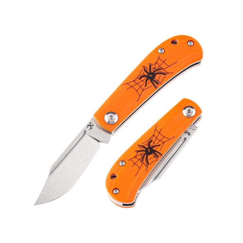 Bevy Slip Joint Knife Orange G10 Handle (2.45” 154CM Blade)Nick Swan Design-T2026SW Orange | Folding Pocket Knives