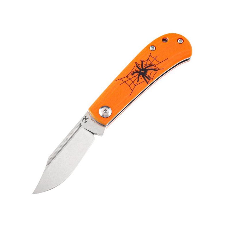 Bevy Slip Joint Knife Orange G10 Handle (2.45” 154CM Blade)Nick Swan Design-T2026SW Orange | Folding Pocket Knives