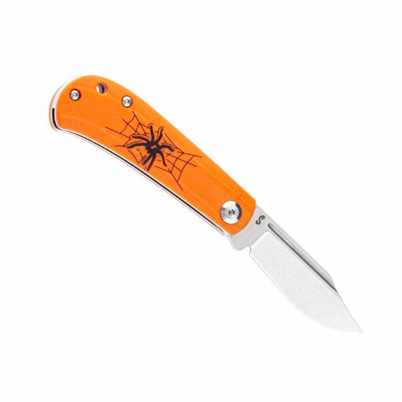 Bevy Slip Joint Knife Orange G10 Handle (2.45” 154CM Blade)Nick Swan Design-T2026SW Orange | Folding Pocket Knives