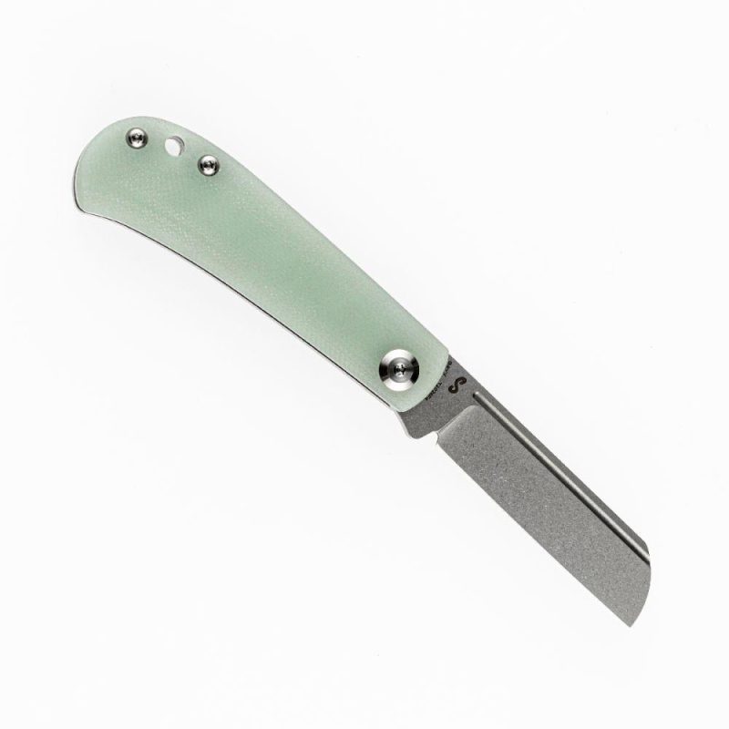 Bevy Slip Joint KnifeJade Micarta Handle (2.9” 154CM Blade)Nick Swan Design-T2026F4 Jade | Folding Pocket Knives