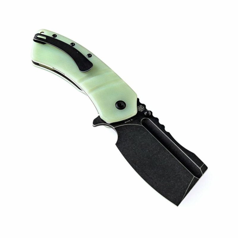 Cleavers XL Korvid T1030A3 Jade G10 Handle Designed by Koch Tools Jade | Folding Pocket Knives