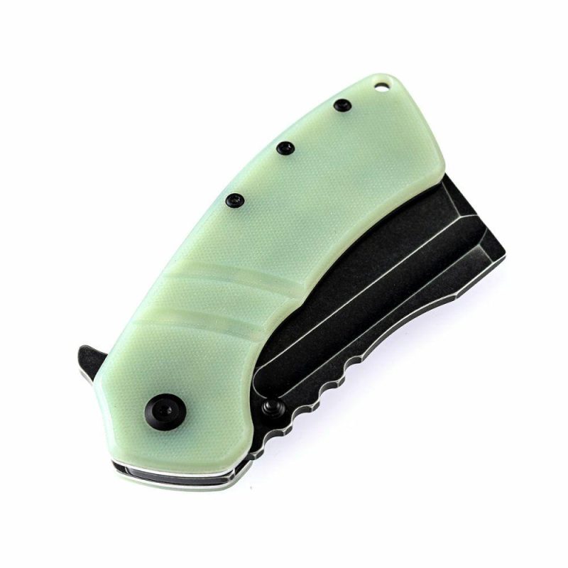 Cleavers XL Korvid T1030A3 Jade G10 Handle Designed by Koch Tools Jade | Folding Pocket Knives