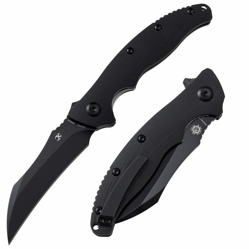 Copperhead K1017A3 Black Coating CPM-S35VN Blade Black G10 Handle with Branton/Ehlers Design | Folding Pocket Knives