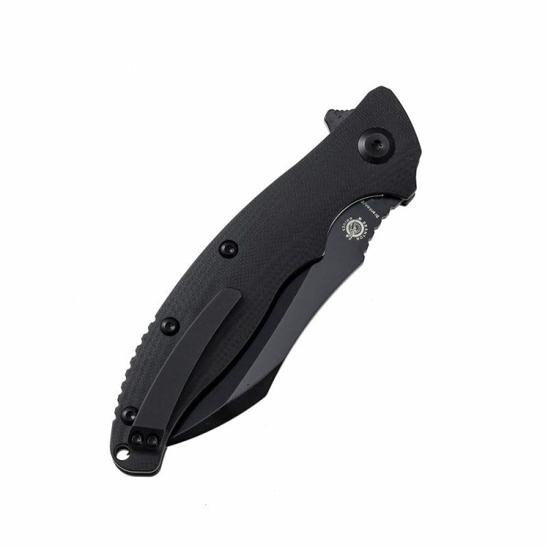 Copperhead K1017A3 Black Coating CPM-S35VN Blade Black G10 Handle with Branton/Ehlers Design | Folding Pocket Knives