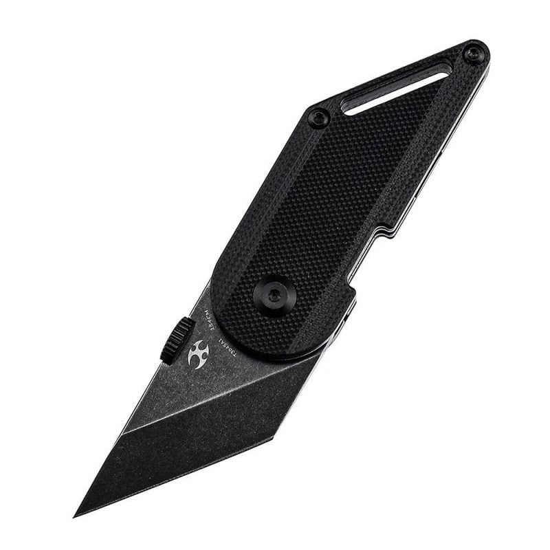 Dash T3045A1 Designed by Dirk Pinkerton Black Stonewashed 154CM Black G10 Black | Folding Pocket Knives