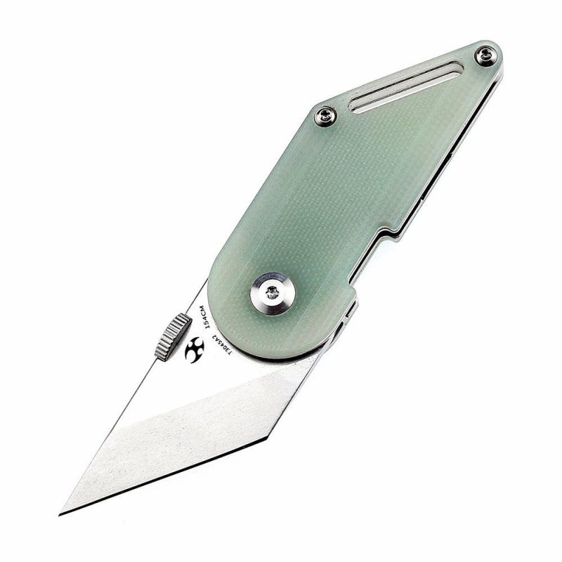 Dash T3045A2 Designed by Dirk Pinkerton Stonewashed 154CM Jade G10 Jade | Folding Pocket Knives