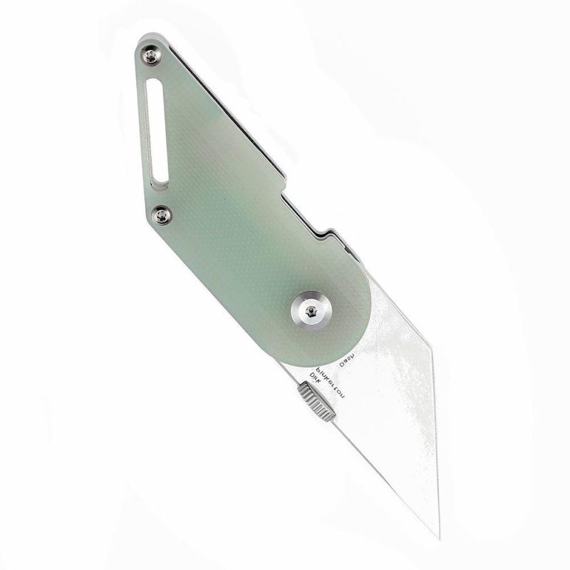 Dash T3045A2 Designed by Dirk Pinkerton Stonewashed 154CM Jade G10 Jade | Folding Pocket Knives