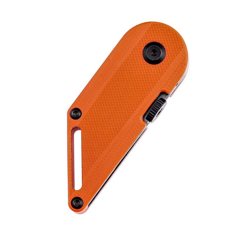 Dash T3045A3 Designed by Dirk Pinkerton Black Stonewashed 154CM Orange G10 Orange | Folding Pocket Knives