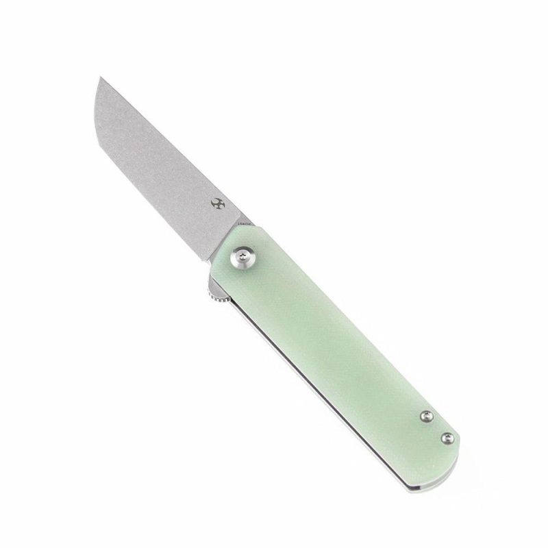 Foosa T2020T4 154CM Blade Natural G10 Handle with Rolf Helbig Design Natural | Folding Pocket Knives