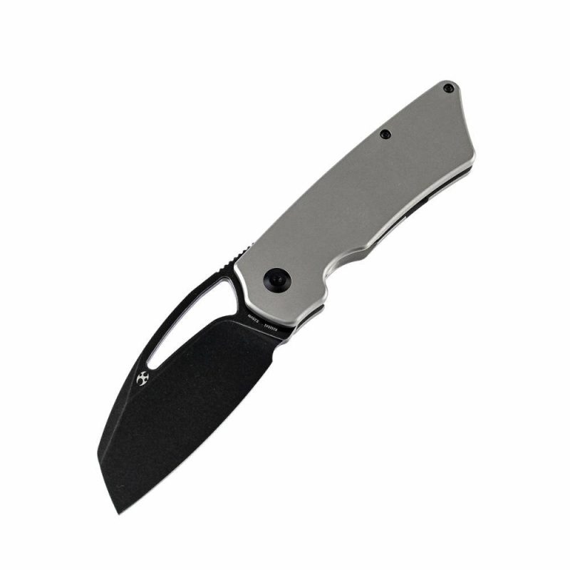 Goblin XL Thumb Hole Knife Titanium Handle ( 3.50”CPM-S35VN Blade) Marshall Noble Design-K1016A1 | Folding Pocket Knives