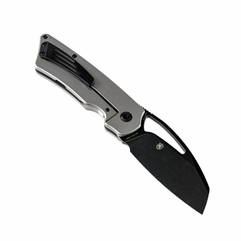 Goblin XL Thumb Hole Knife Titanium Handle ( 3.50”CPM-S35VN Blade) Marshall Noble Design-K1016A1 | Folding Pocket Knives