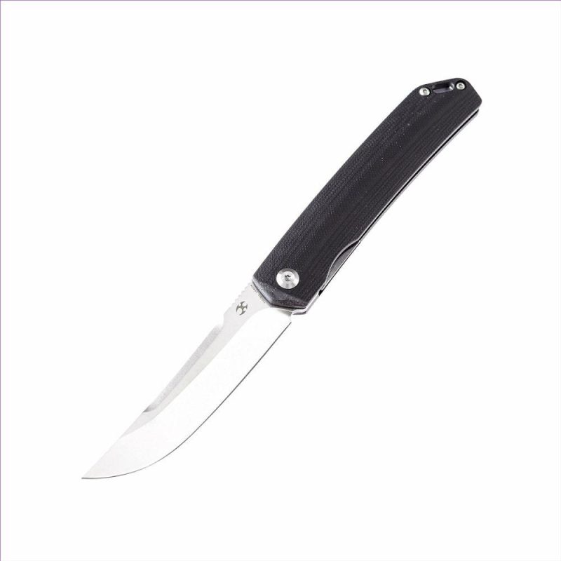 Hazakura T1019C1 154CM Blade Black G10 Handle with MaxTkachuk Design | Folding Pocket Knives