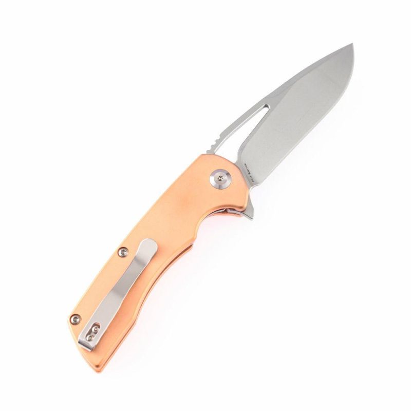 Kryo K1001C1 CPM-S35VN Blade Red Copper Handle with Kim Ning Design Red | Folding Pocket Knives