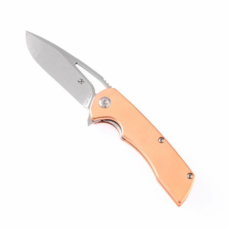 Kryo K1001C1 CPM-S35VN Blade Red Copper Handle with Kim Ning Design Red | Folding Pocket Knives