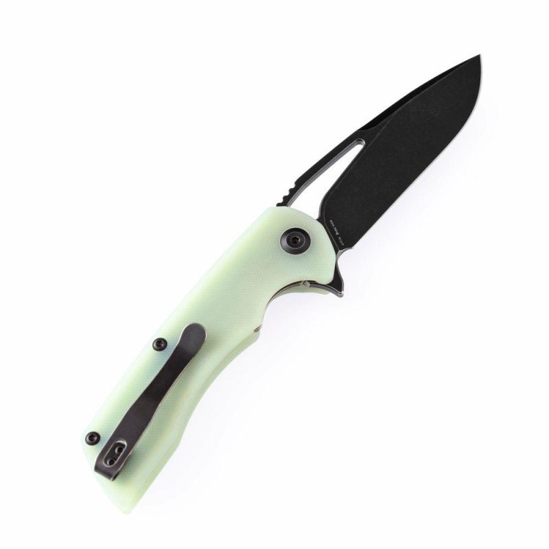 Kryo T1001A5 D2 Blade Jade G10 Handle with Kim Ning Design Jade | Folding Pocket Knives