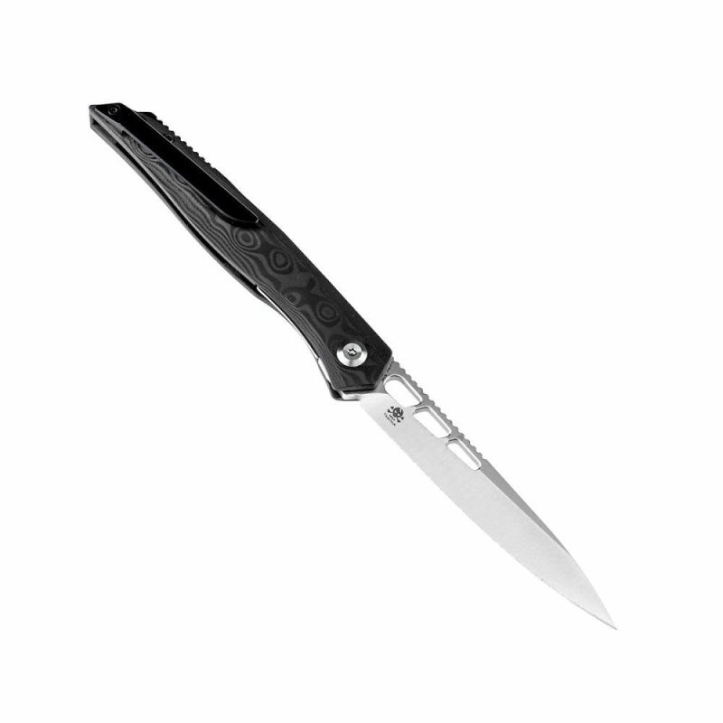 Lucky Star K1013A3 Rose Pattern Carbon Fiber CPM-S35VN MaxTkachuk Designed | Folding Pocket Knives