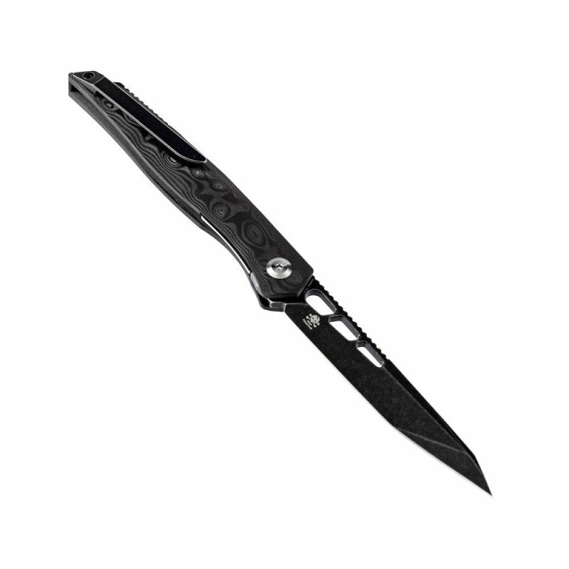 Lucky Star K1013T3 MaxTkachuk MaxTkachuk Rose Pattern Carbon Fiber Handle CPM-S35VN Blade | Folding Pocket Knives