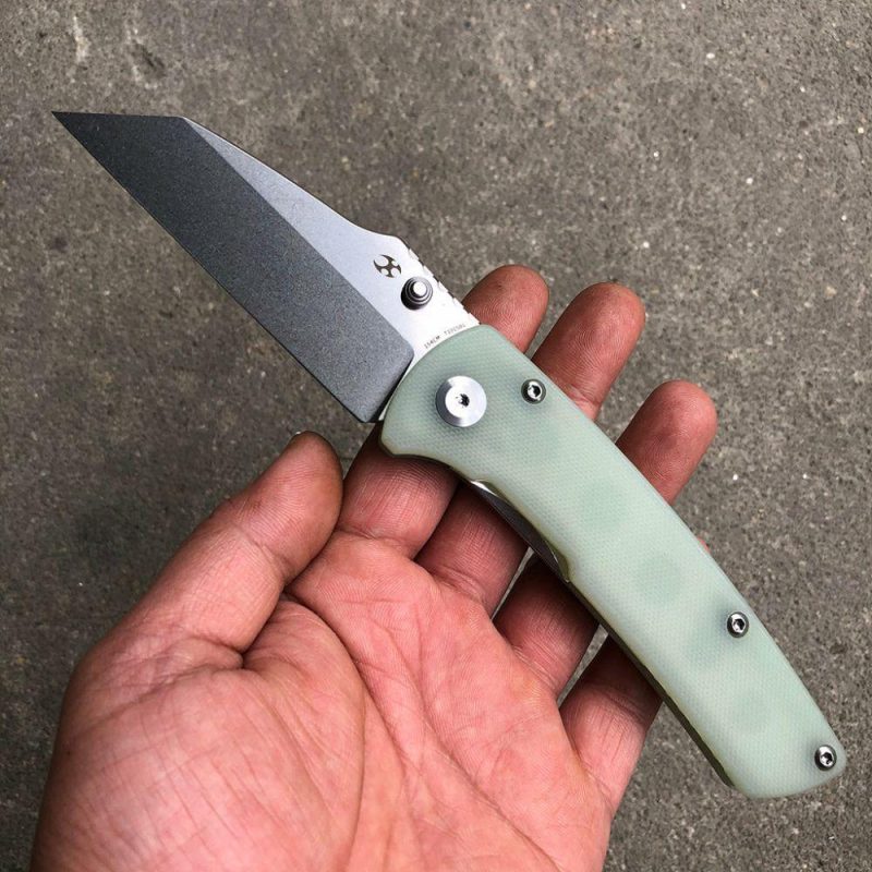 Main Street T1015B1 Jade G10 Handle 154CM Blade Dirk Pinkerton Design Jade | Folding Pocket Knives