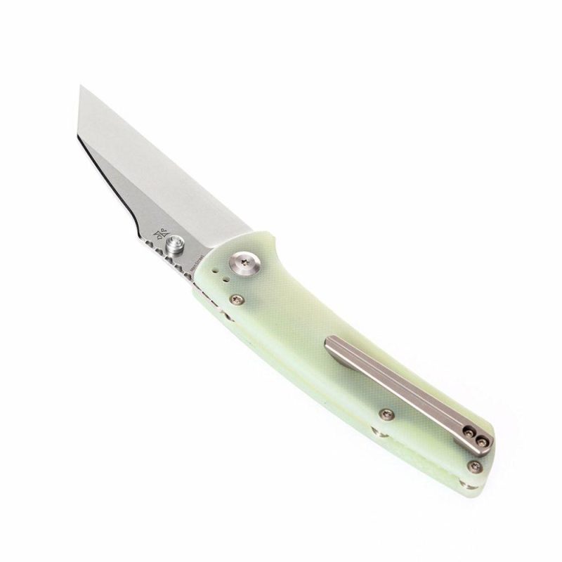 Main Street T1015B1 Jade G10 Handle 154CM Blade Dirk Pinkerton Design Jade | Folding Pocket Knives