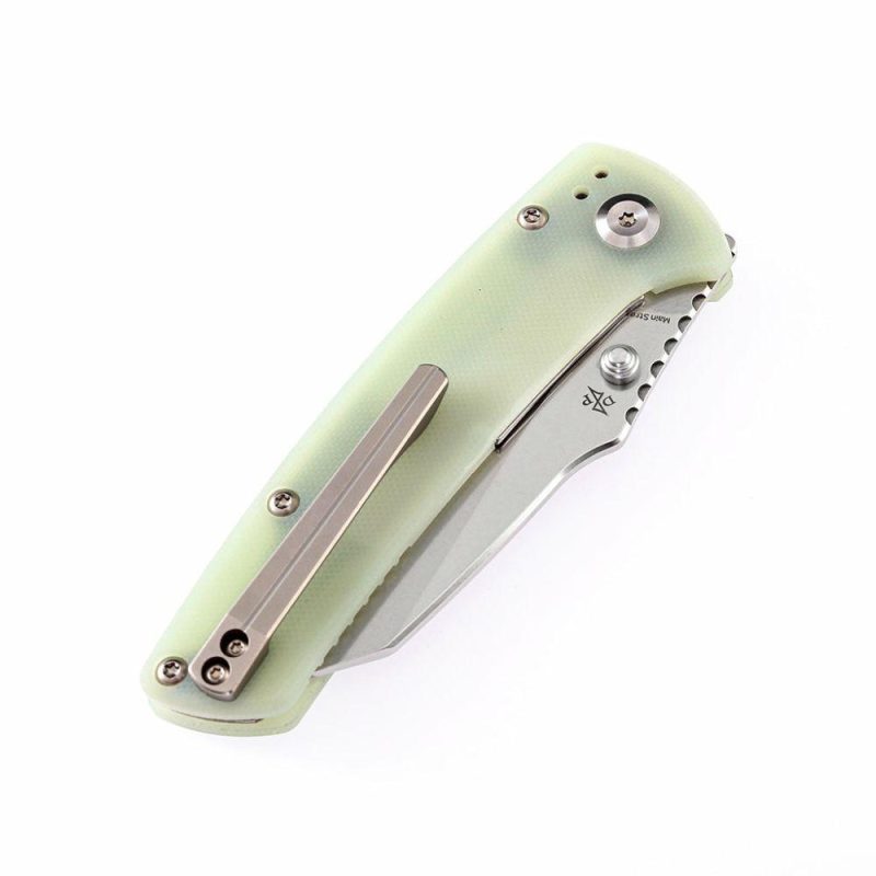 Main Street T1015B1 Jade G10 Handle 154CM Blade Dirk Pinkerton Design Jade | Folding Pocket Knives