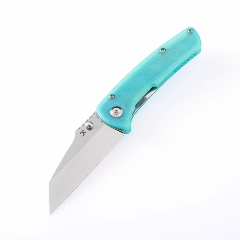 Main Street T1015B4 Blue G10 Handle Stonewashed 154CM Blade Dirk Pinkerton Design Blue | Folding Pocket Knives