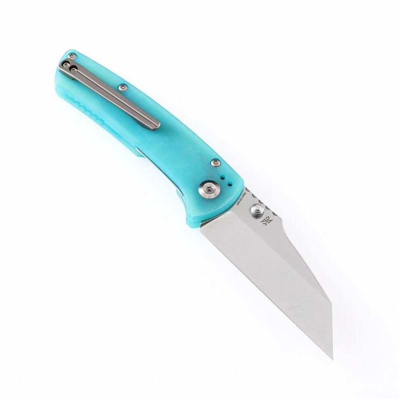 Main Street T1015B4 Blue G10 Handle Stonewashed 154CM Blade Dirk Pinkerton Design Blue | Folding Pocket Knives