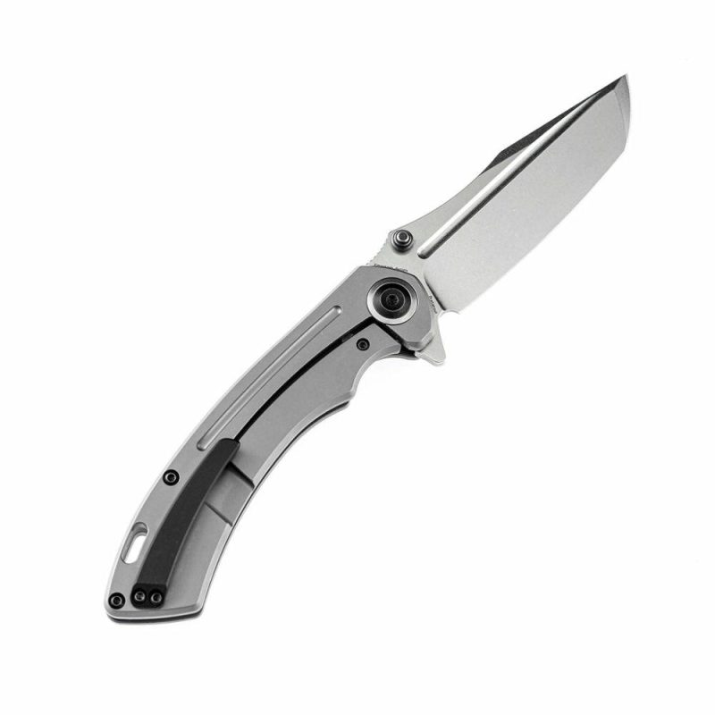 Pretatout K1032T1 CPM-S35VN Blade Titanium Handle with Kmaxrom Design | Folding Pocket Knives