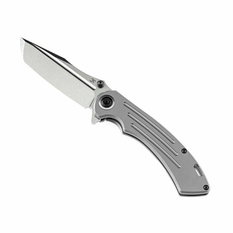 Pretatout K1032T1 CPM-S35VN Blade Titanium Handle with Kmaxrom Design | Folding Pocket Knives