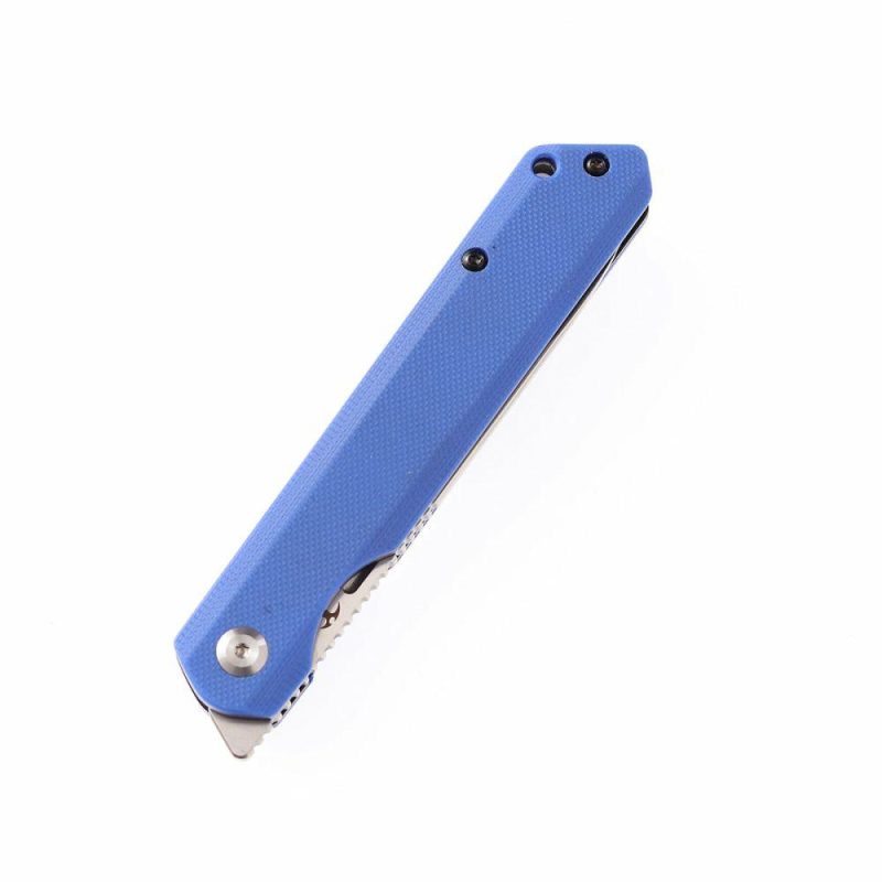 Prickle Flipper Knife Blue G10 Handle (3.53”154CM Blade) Max Tkachuk Design-T1012A4 Blue | Folding Pocket Knives