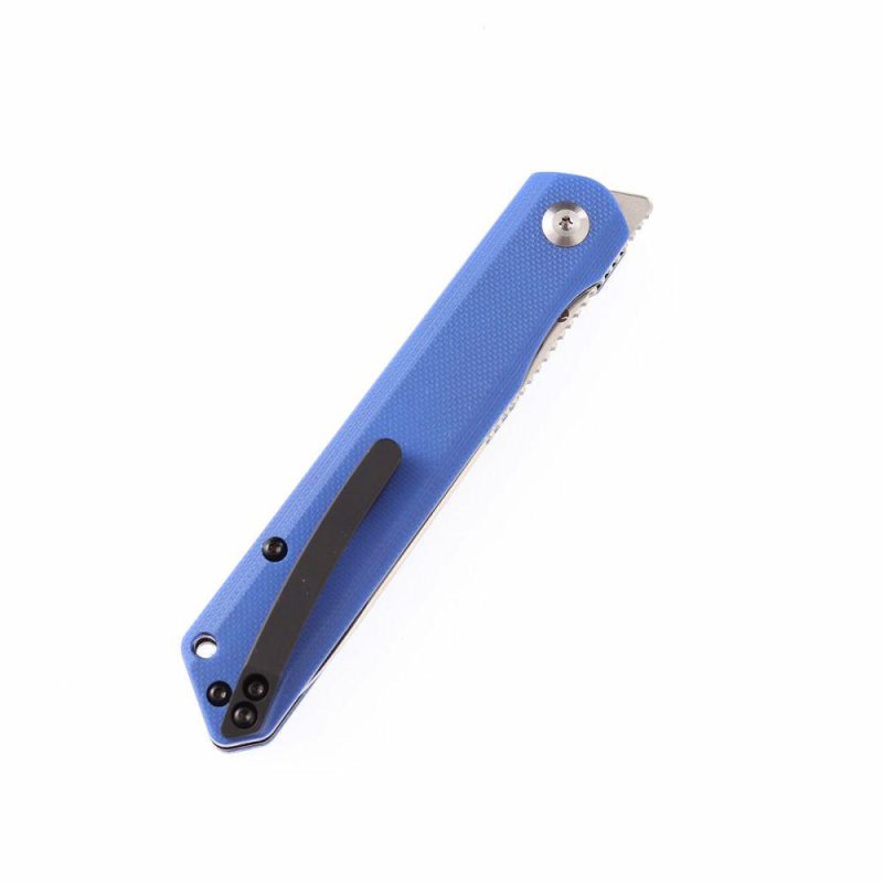 Prickle Flipper Knife Blue G10 Handle (3.53”154CM Blade) Max Tkachuk Design-T1012A4 Blue | Folding Pocket Knives