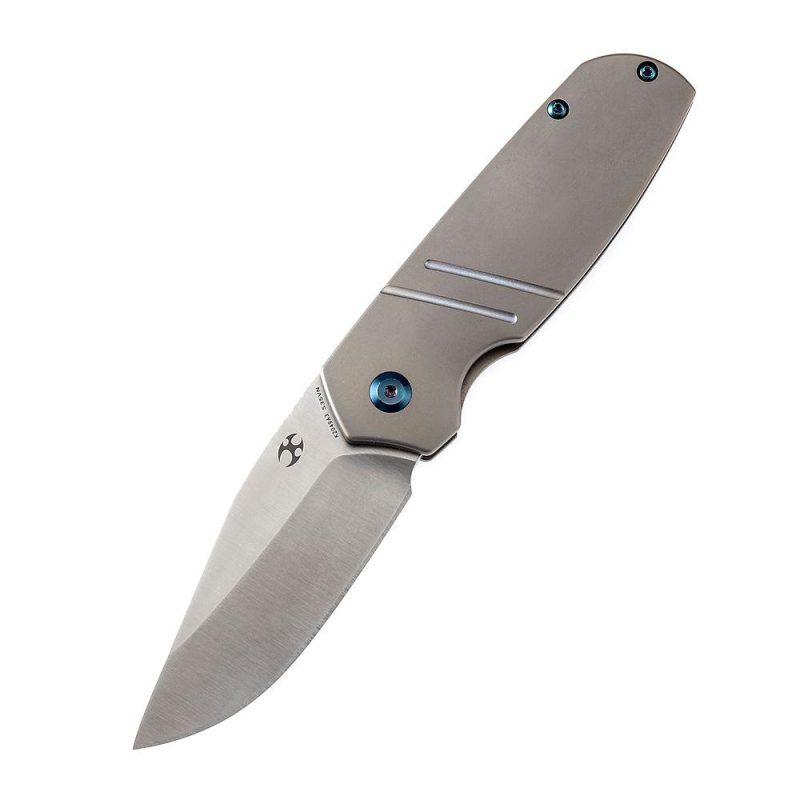 Turaco K2049A3 Satin CPM-S35VN Blade Bronze Anodized Titanium Handle Jared Price Design Bronze | Folding Pocket Knives