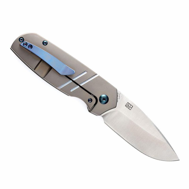 Turaco K2049A3 Satin CPM-S35VN Blade Bronze Anodized Titanium Handle Jared Price Design Bronze | Folding Pocket Knives